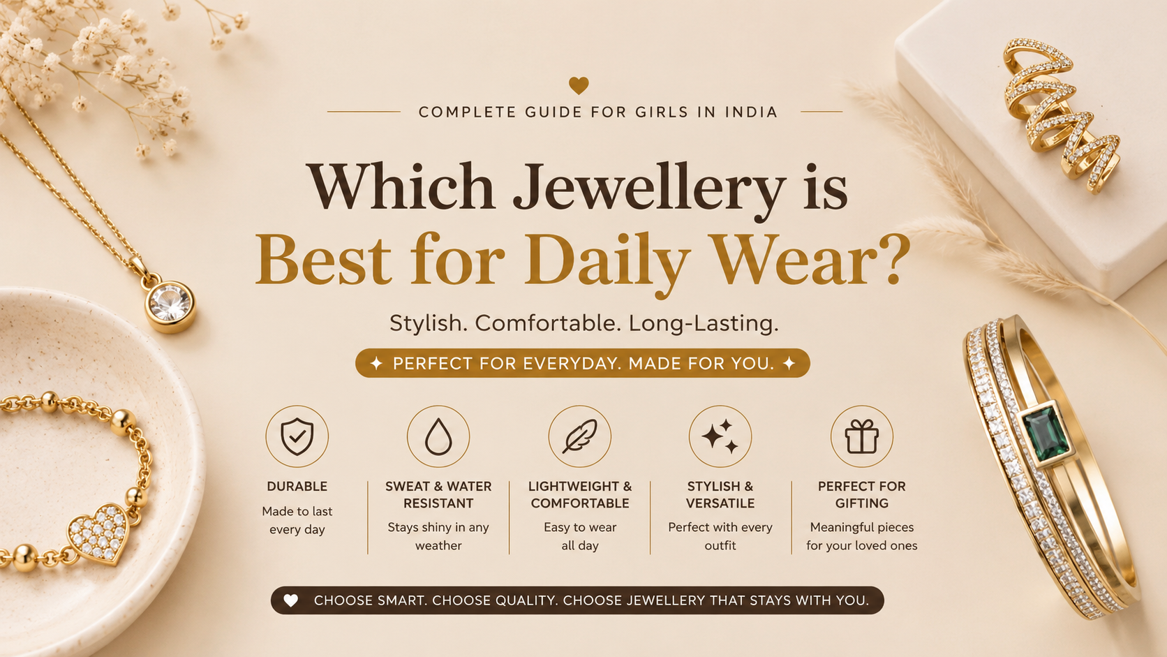 Which Jewellery is Best for Daily Wear? (Complete Guide for Girls in India)