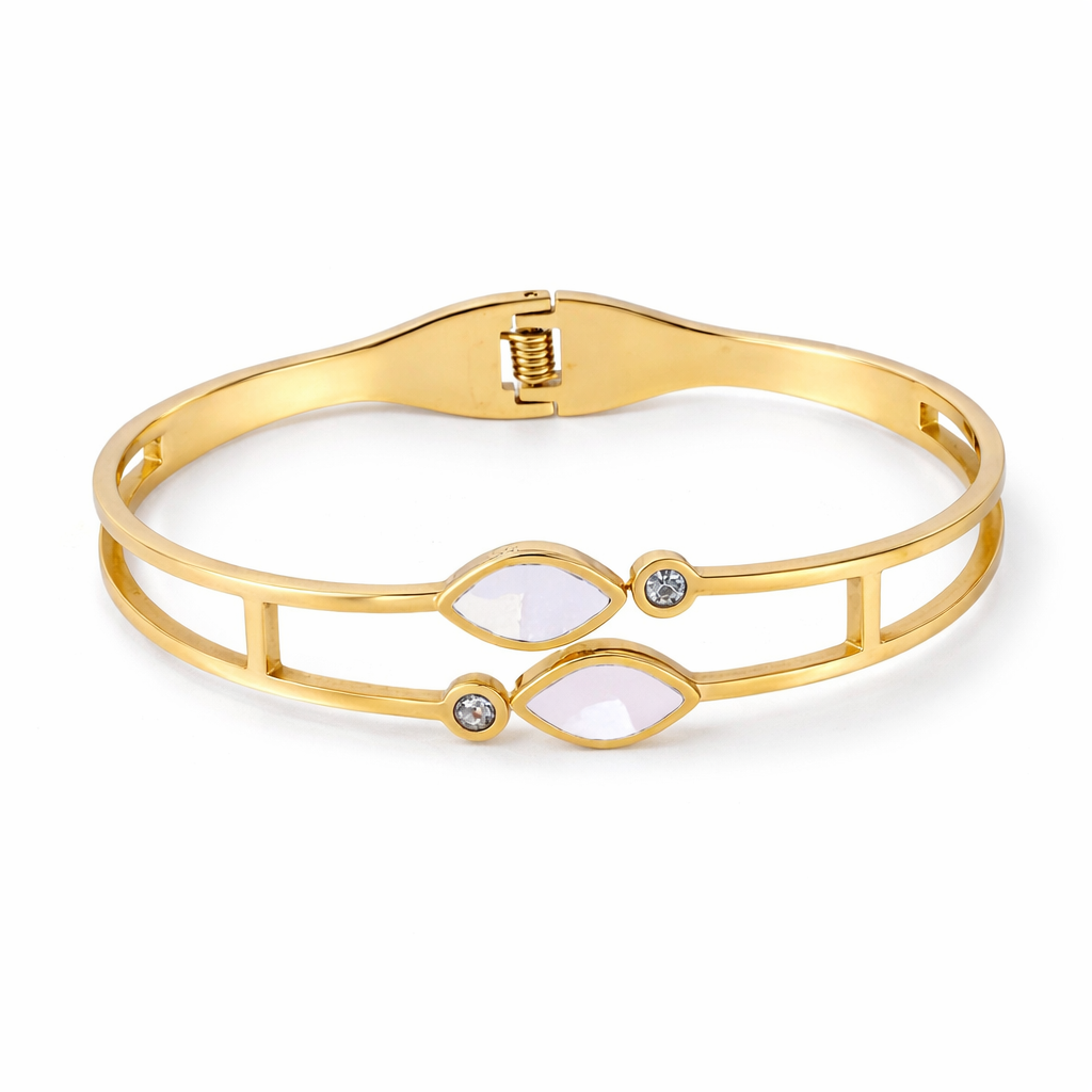 Anti Tarnish Marquise Stone Bracelet for Women