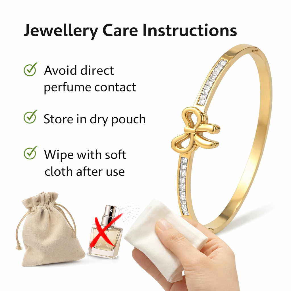 bow-bracelet-jewellery-care