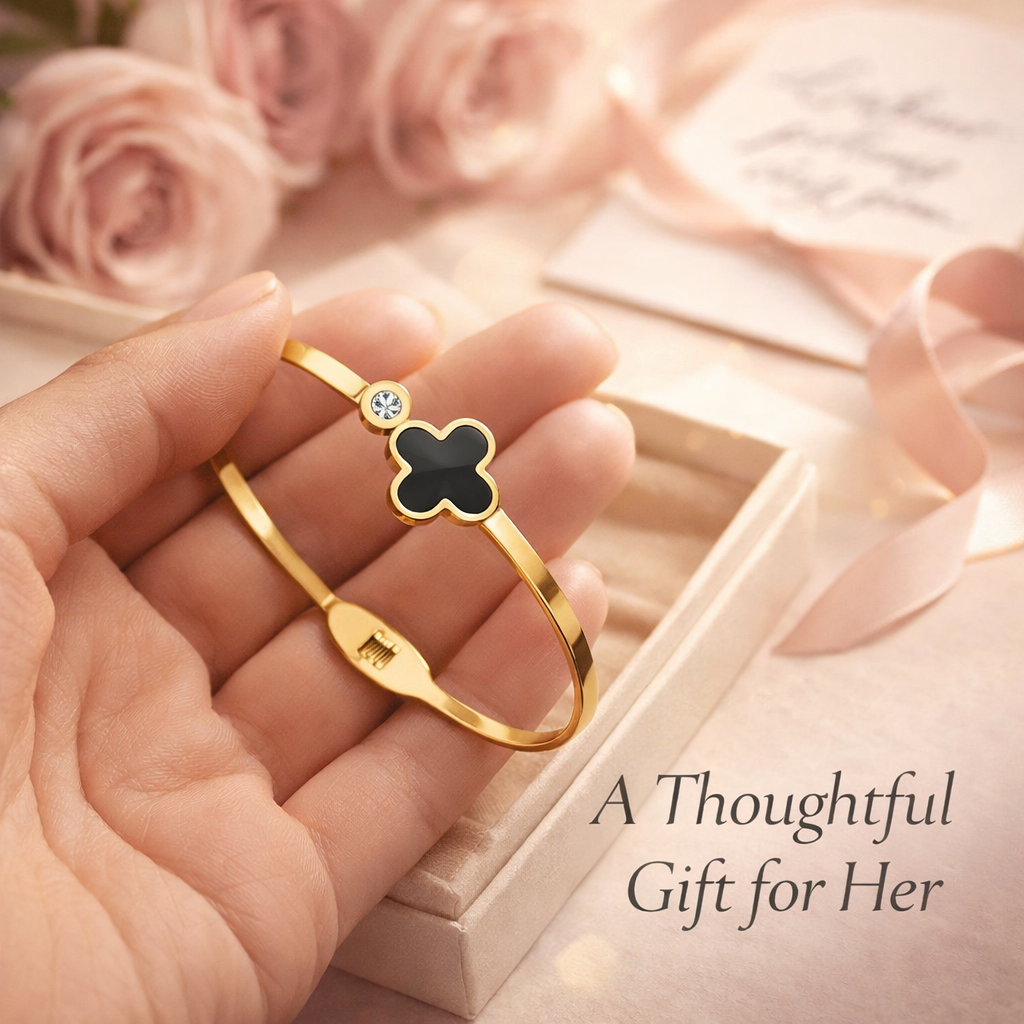 Anti-tarnish clover bracelet perfect gift for women