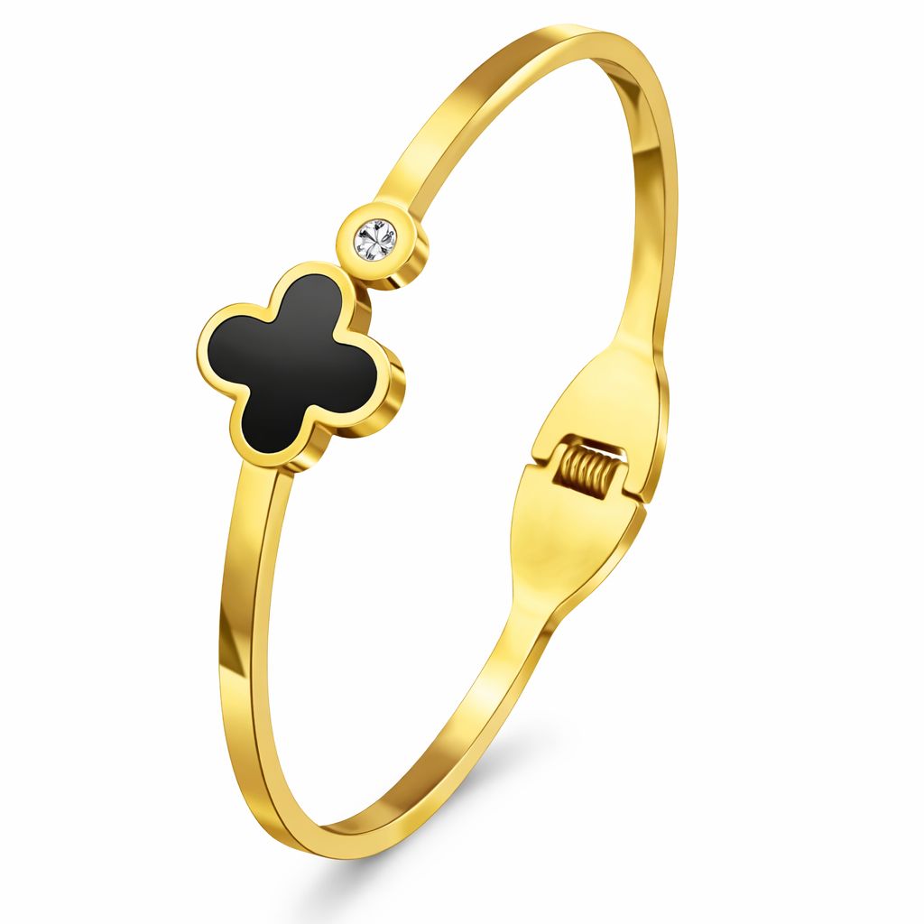 Anti-tarnish clover bracelet for women by Cosypick Jewels