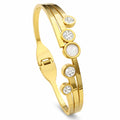 Anti-tarnish stone studded bracelet bracelet for women by Cosypick Jewels