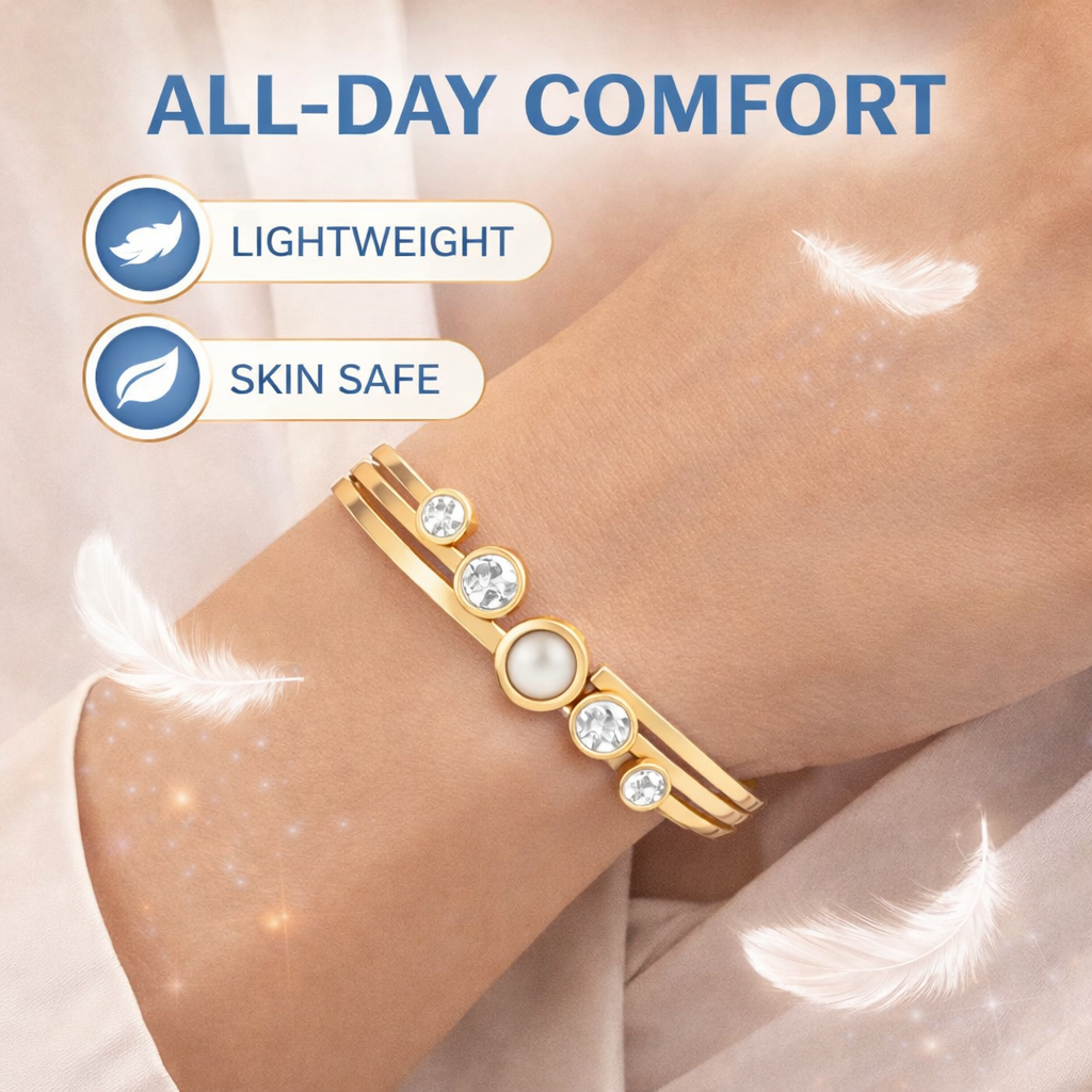 Anti-tarnish stone studded bracelet bracelet worn on wrist for daily wear