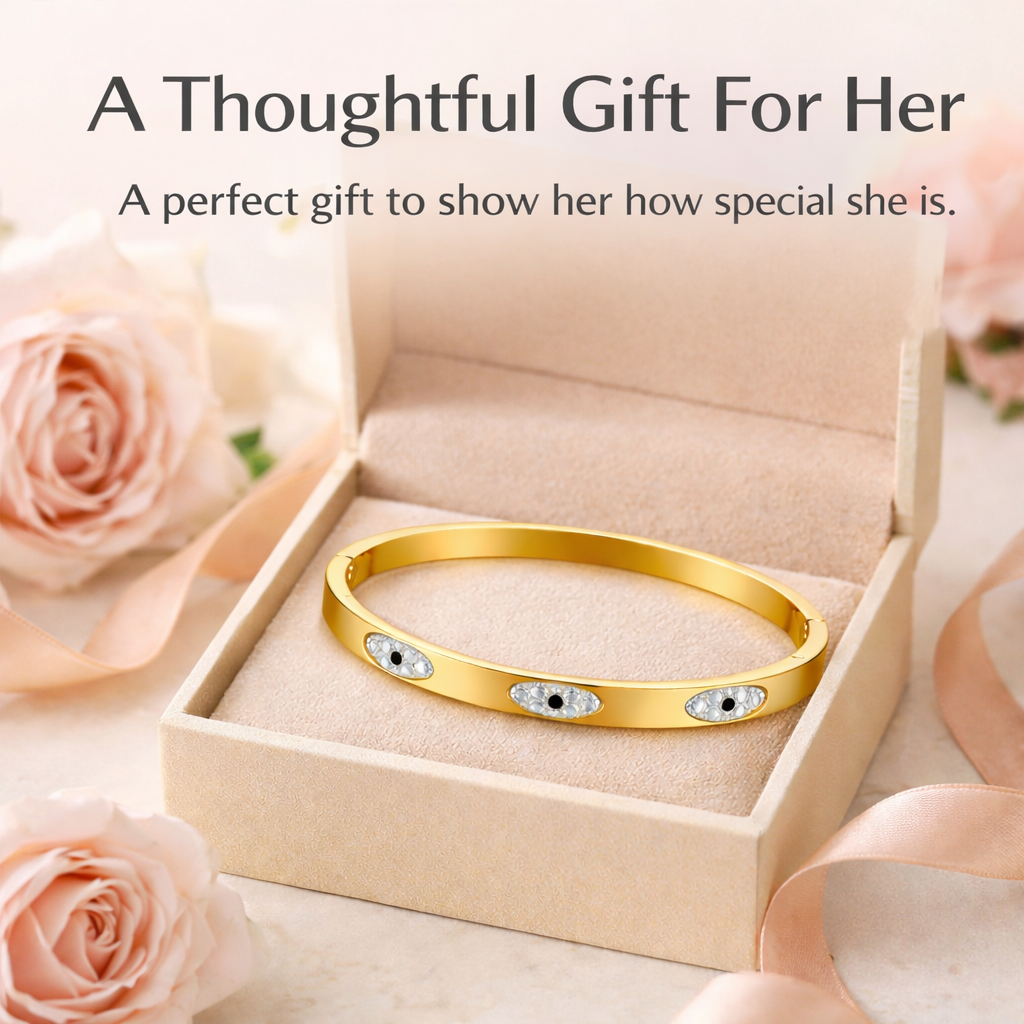 Elegant gold bracelet gift for her suitable for special occasions