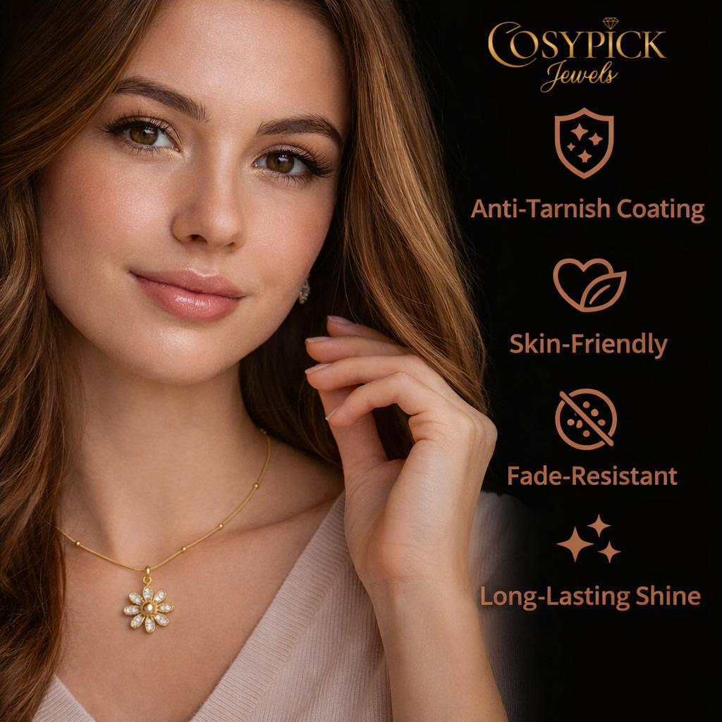 Waterproof and sweat-resistant necklace designed for daily wear